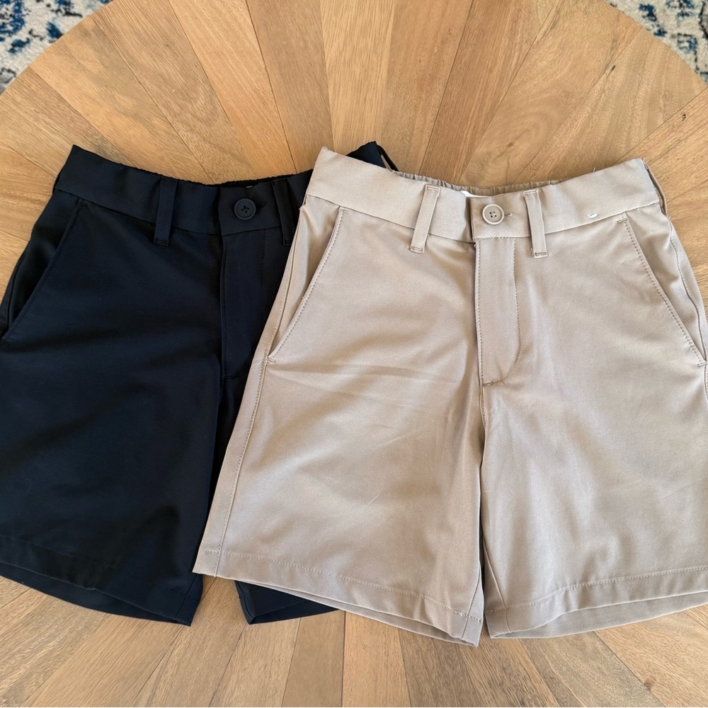Abercrombie Kids Black and Tan Shorts
